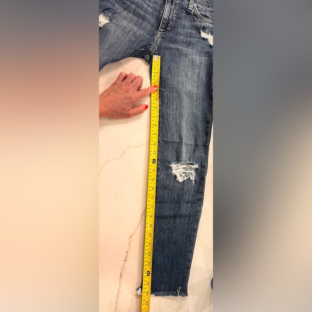 Distressed Dark Wash Joes Jeans - Picture 11 of 13